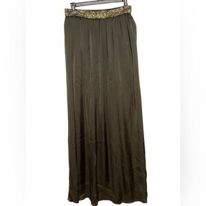 i jeans by Buffalo Green Pleated Maxi Skirt